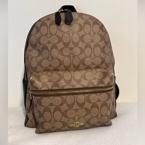 Medium Coach Charlie Signature Backpack